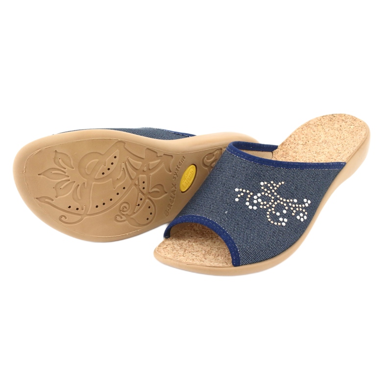 Befado ženske cipele pu 254D107 mornarsko plava 4