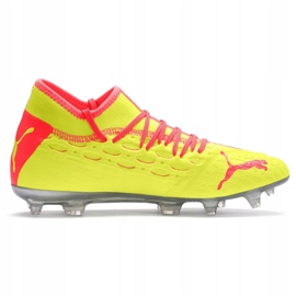 Kopačke Puma Future 5.2 Netfit Osg Evo FG / AG M 106007-01 višebojan žuta boja 1