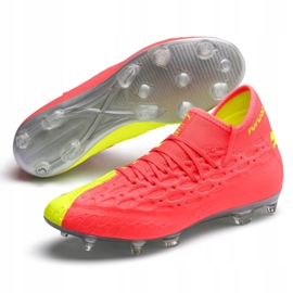 Kopačke Puma Future 5.2 Netfit Osg Evo FG / AG M 106007-01 raznobojna žuta boja 2