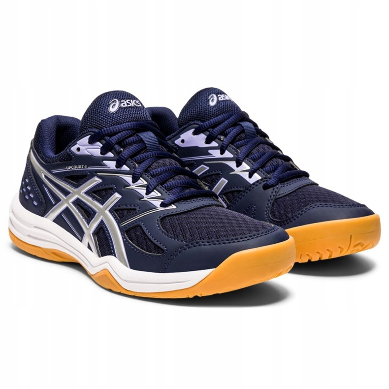 Asics Upcourt 4 W 1072A055-400 odbojkaške cipele višebojan tamnoplava 1
