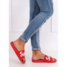 Crvene Ženske crvene papuče CK110 Crvene crvena 2