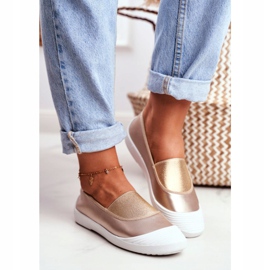 LU BOO Tenisice Slip-on zlatne tenisice Justy zlatna 2
