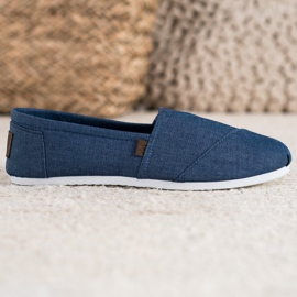 SHELOVET Navy Blue Slip On Tenisice plava 1