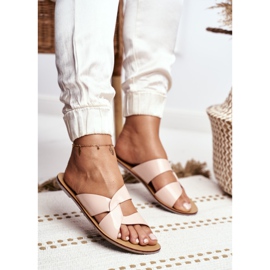 Ženske klasične papuče Lu Boo Bež Mabella 2