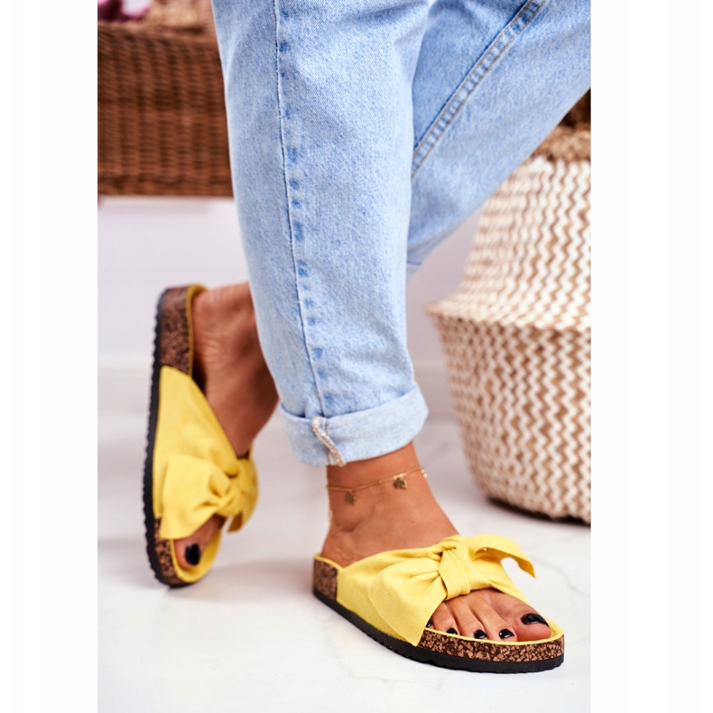 PS1 Ženske žute papuče na plutu Wendy žuta boja 2