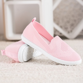 Via Giulia  Ružičaste ažurne tenisice ružičasta 2