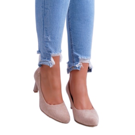 Ženske pumpe Sergio Leone Bež Suede Orsola 3