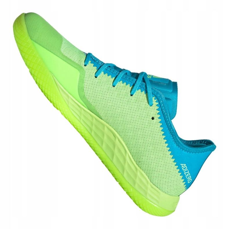 Unutarnje cipele adidas Adizero FastCourt M FU8385 siva / srebrna, plava, zelena zelena 1