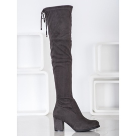 J. Star Klizne čizme na postu siva 2