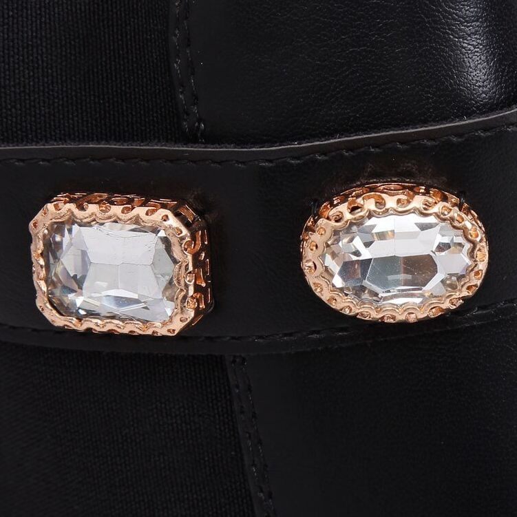 Crne čizme Chelsea, crne HE107 crne crna 1