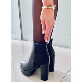 Crne čizme na platformu RB41P Crne crno 2