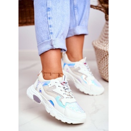 Ženske sportske cipele Lu Boo White Dazzle Me bijela raznobojna 1