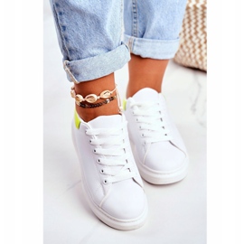 Ženske sportske cipele Lu Boo White Matilda bijela žuta boja 1