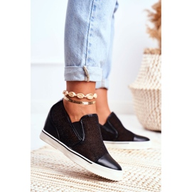 Ženske tenisice Lu Boo s mrežicom Black Morgono crna 1