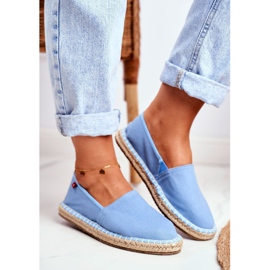 Ženske espadrile pletene potplata Big Star DD274A153 plava 1
