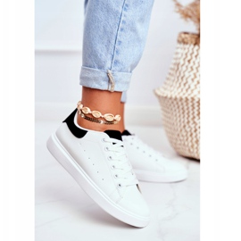 PS1 Ženske sportske cipele bijele s crnom petom Milly bijela 2