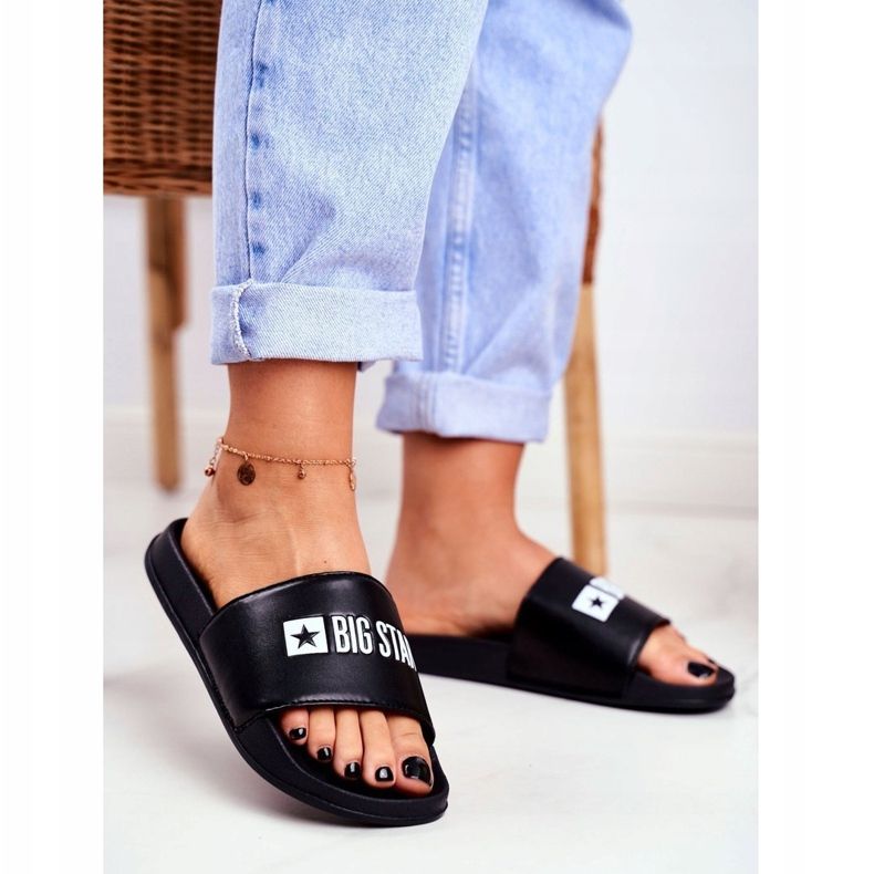 Ženske papuče Big Star Black GG274040 crno 1