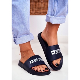 Ženske papuče Big Star Classic Navy Blue GG274043 tamnoplava 1