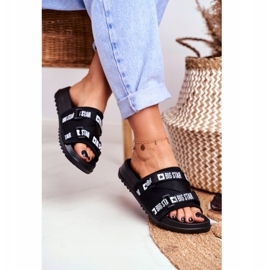 Ženske papuče Big Star Military Black GG274018 crna 2