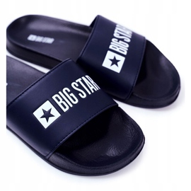 Muške papuče Big Star gumene tamnoplave GG174931 tamnoplava 1