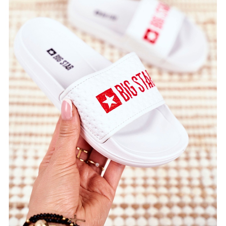 Dječje papuče Big Star White Quilted GG374803 bijela 2