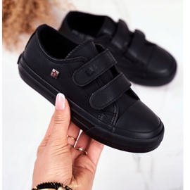 Dječje cipele Tenisice Big Star s čičak crnom GG374009 2