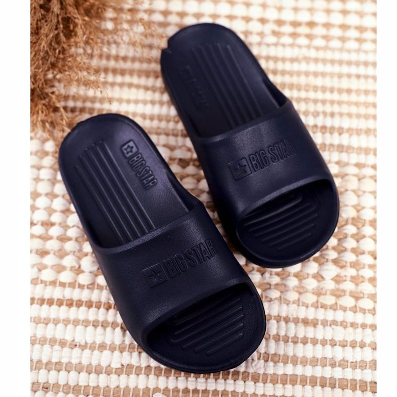 Papuče dječje mlade Big Star Navy Blue GG374810 plava 1