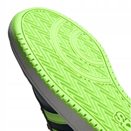 Adidas Hoops 2.0 Jr FW3171 cipele crna tamnoplava zelena 1