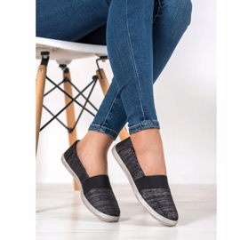 SHELOVET Elegantne tenisice koje se navlače crno 2