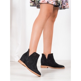 Bella Paris Klasične crne kaubojke crno 1