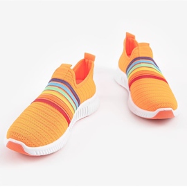 Neonske narančaste sportske cipele BS30 narančasta višebojan 2