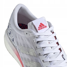 Patike za trčanje adidas Adizero Boston 9 M FX8499 bijela crvena siva 2
