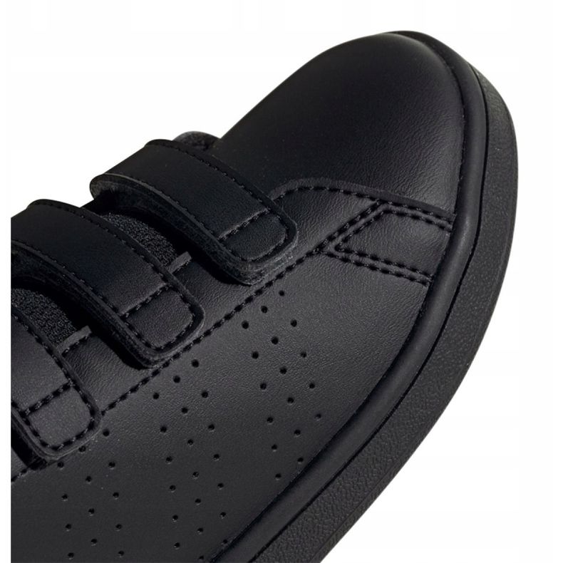 Adidas cipele Vs Advantage Jr EF0222 crno crvena 2