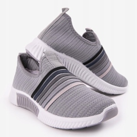 Sive sportske klizne cipele TL502-26 siva 2