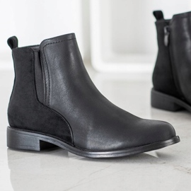 J. Star Elegantne crne čizme crna 1