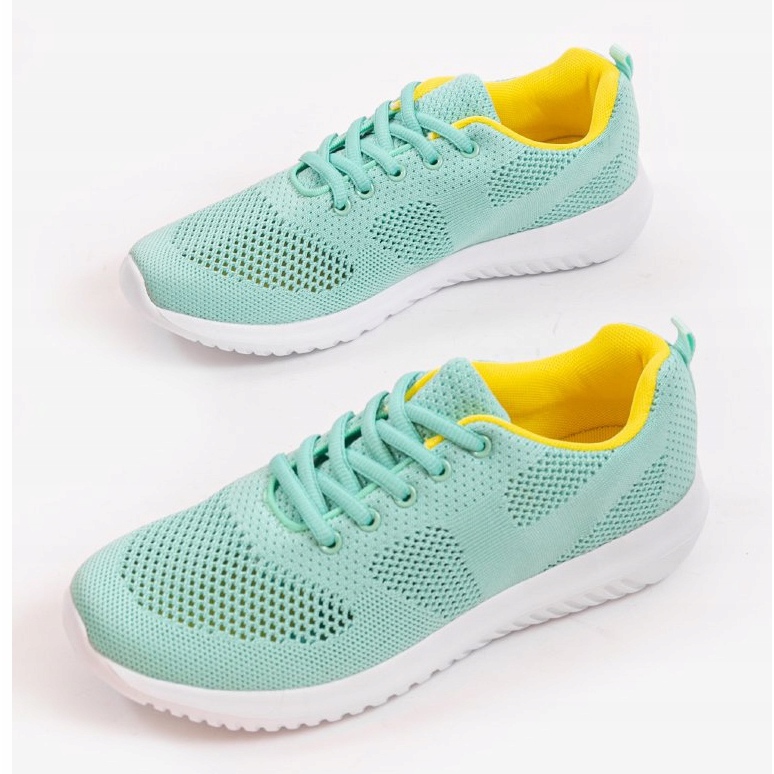 Zelena ažurna sportska obuća T101-9 2