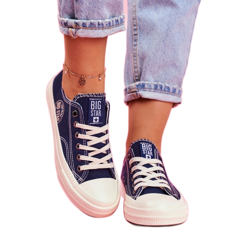 Ženske tenisice Big Star Navy Blue FF274125 mornarsko plava raznobojna 1