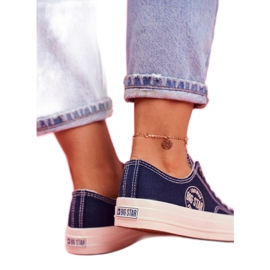 Ženske tenisice Big Star Navy Blue FF274125 mornarsko plava raznobojna 2