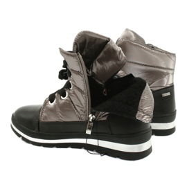 Smeđe čizme za snijeg, membrana Caprice 26212 smeđa crna 4