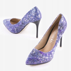 Ljubičaste cvjetne igle 0116-4 ljubičasta raznobojna 2