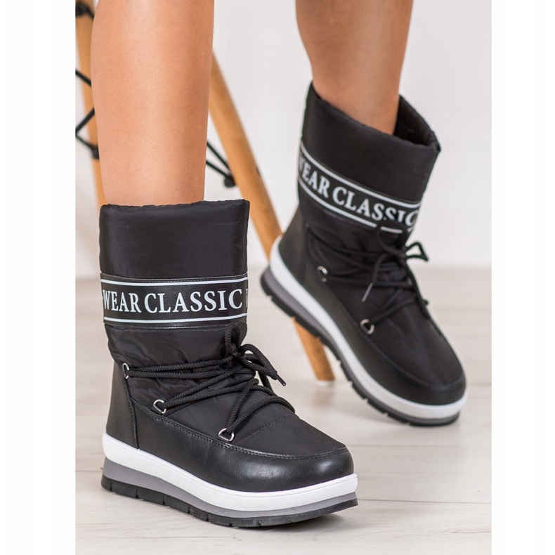 GOLL Nosite klasične čizme za snijeg crna 2