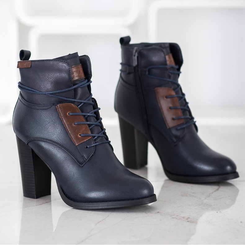 Evento Tamnoplave čizme na stupu tamnoplava plava 1