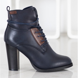 Evento Tamnoplave čizme na stupu mornarsko plava plava 2