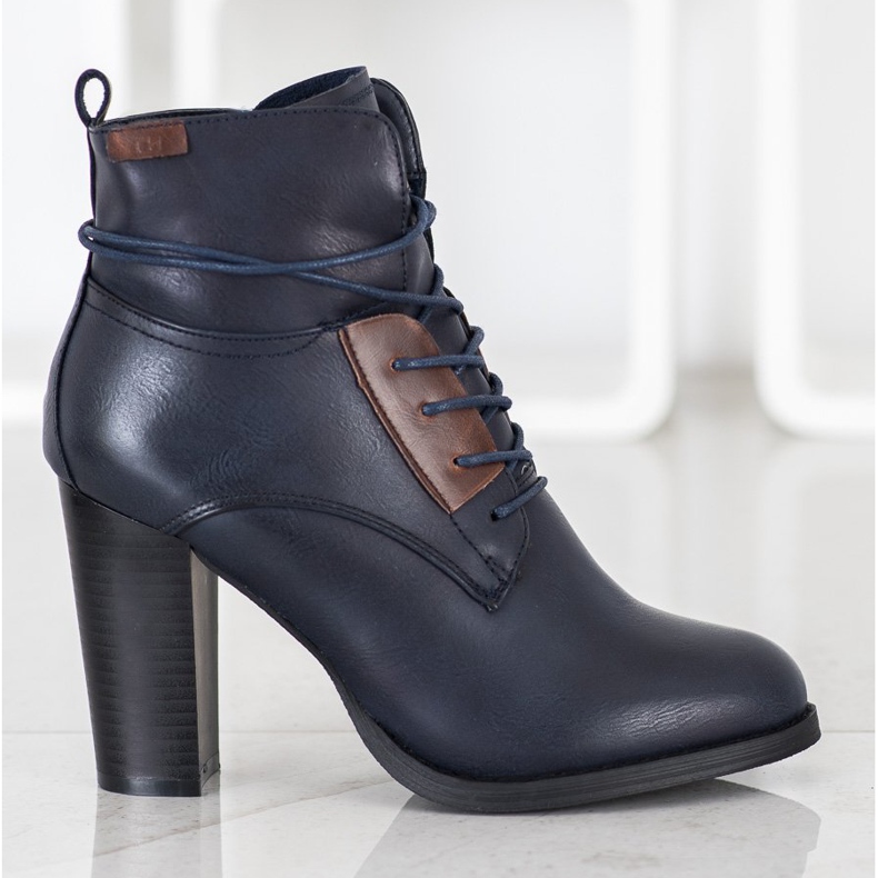 Evento Tamnoplave čizme na stupu mornarsko plava plava 2