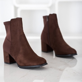 J. Star Tamno smeđe čizme smeđa 1