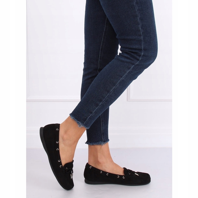 Crne ženske mokasine RQ-1 Crne crno 1