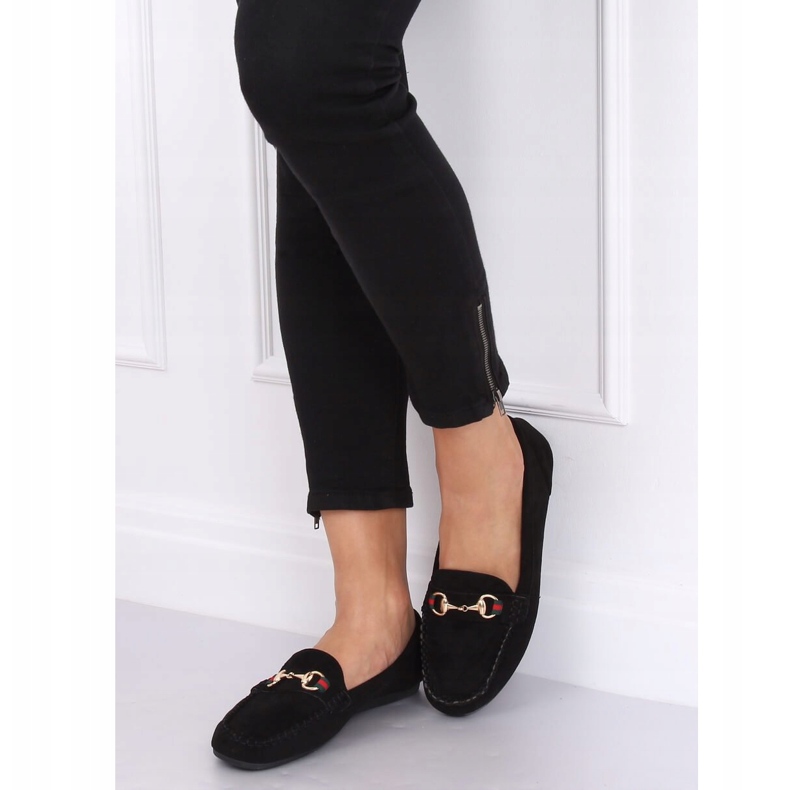 Crne ženske mokasine CH-1M16 Crne crna 1