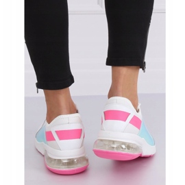 Bijele ženske sportske cipele F-3336 BIJELE / FUSHIA bijela ružičasta 1