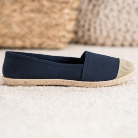 Trendi tamnoplave espadrile plava 2