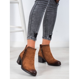 VINCEZA čizme od antilopa smeđa 2